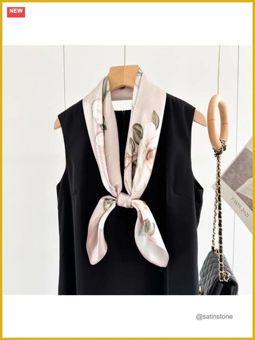 100% Mulberry Silk Scarf 35